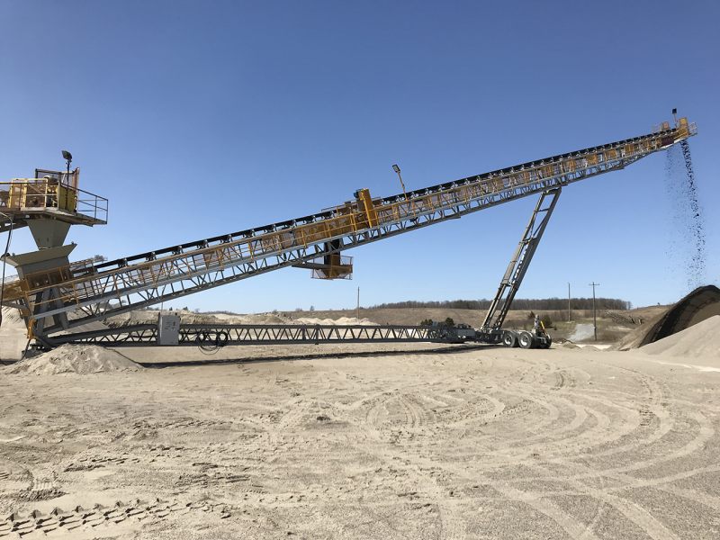 Радиальный штабелёр