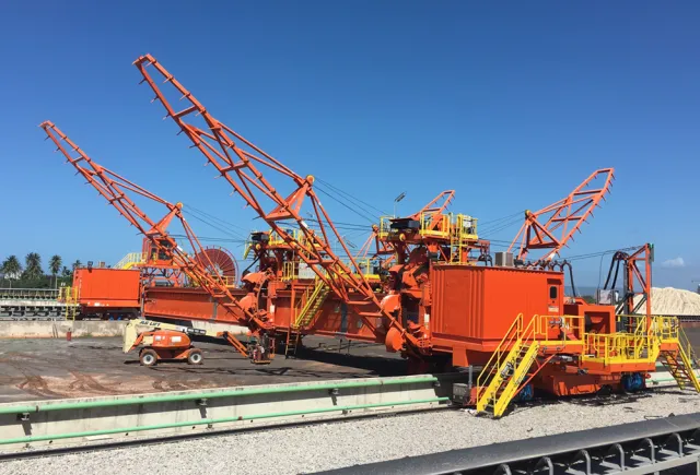 Роторный реклаймер мостового типа