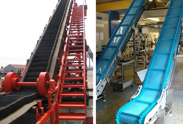 Ленточный конвейер с боковой стенкой KS