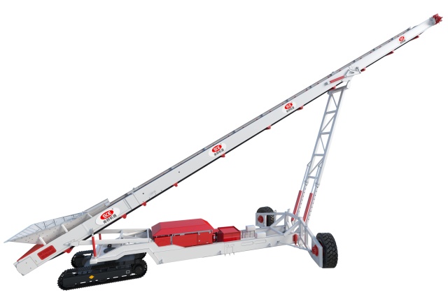 Гусеничный радиальный штабелер серии KTB R