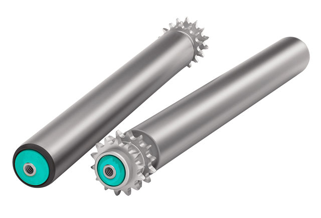 Роликовый конвейер со звездочкой